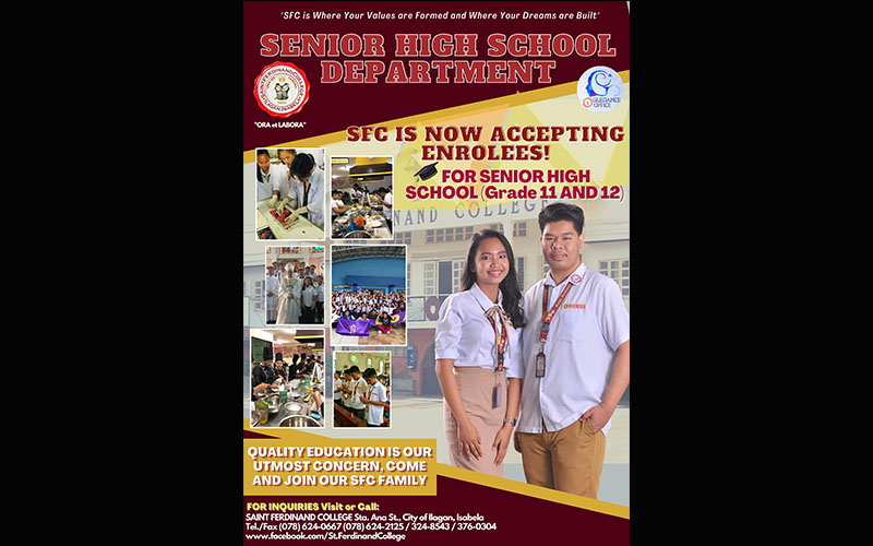 SENIOR HIGH SCHOOL DEPARTMENT
